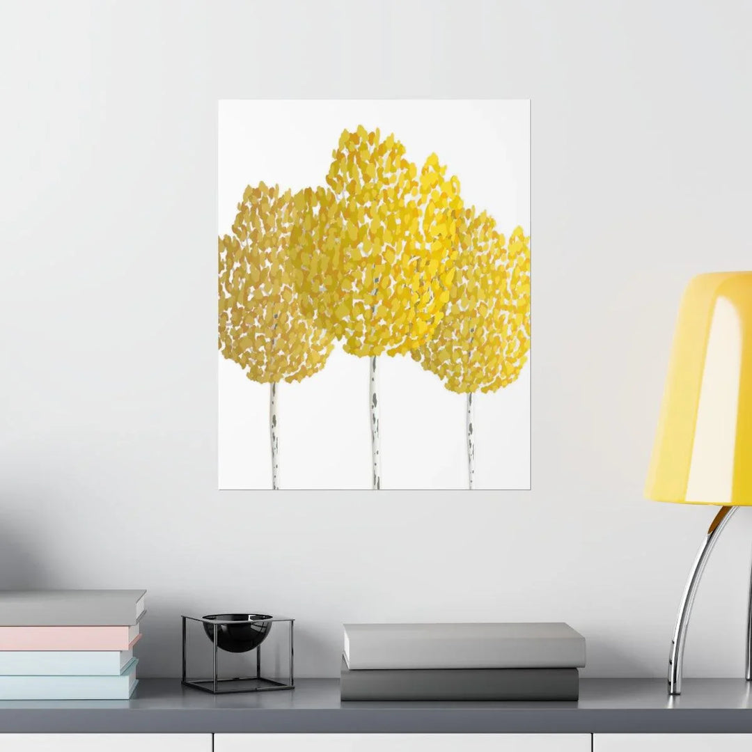 Fall Aspen Print, Poster, Laura Christine Photography & Design, Back to School, Home & Living, Indoor, Matte, Paper, Posters, Valentine's Day promotion, Laura Christine Photography & Design, laurachristinedesign.com