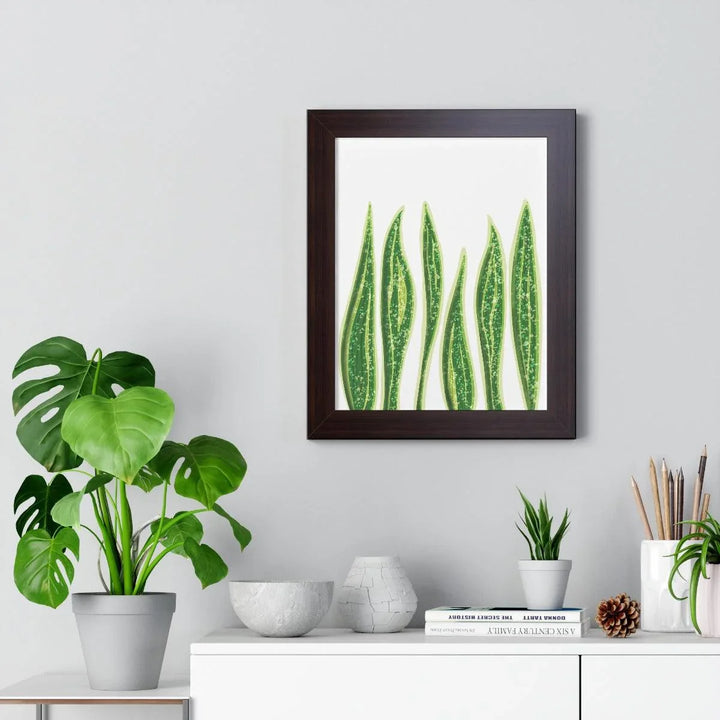 Snake Plant (Sanseiveria) Framed Print, Poster, Laura Christine Photography & Design, Framed, Home & Living, Indoor, Paper, Posters, Laura Christine Photography & Design, laurachristinedesign.com
