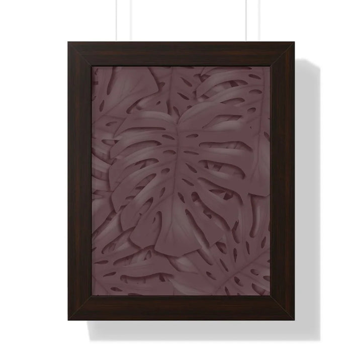 Merlot Monstera Framed Print, Poster, Laura Christine Photography & Design, Framed, Home & Living, Indoor, Paper, Posters, Laura Christine Photography & Design, laurachristinedesign.com