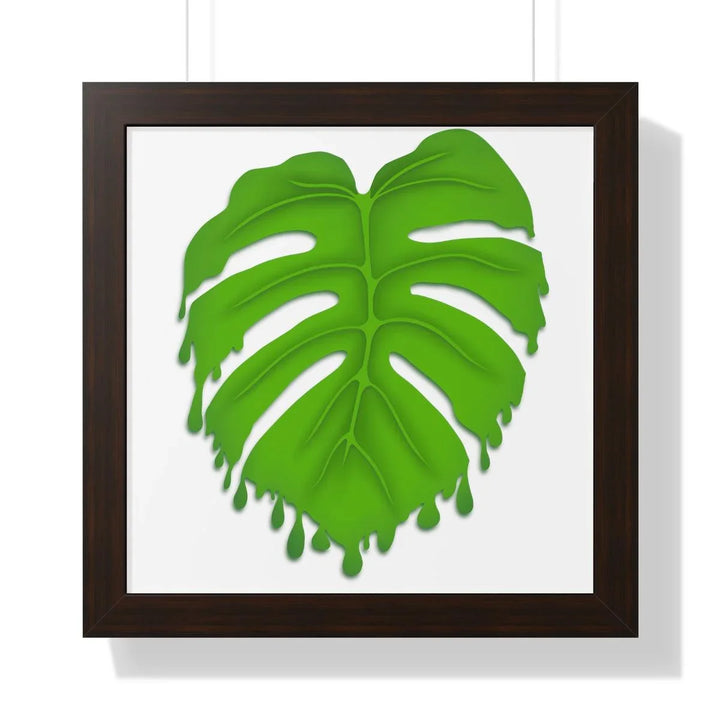 Melting Monstera Framed Print, Poster, Laura Christine Photography & Design, Framed, Home & Living, Indoor, Paper, Posters, Laura Christine Photography & Design, laurachristinedesign.com
