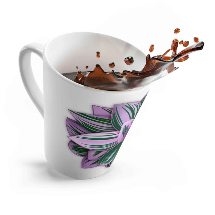 Ceramic Coffee Mug - Durable White 12 Oz Cup With Easy Grip Handle - The Potted Pixel