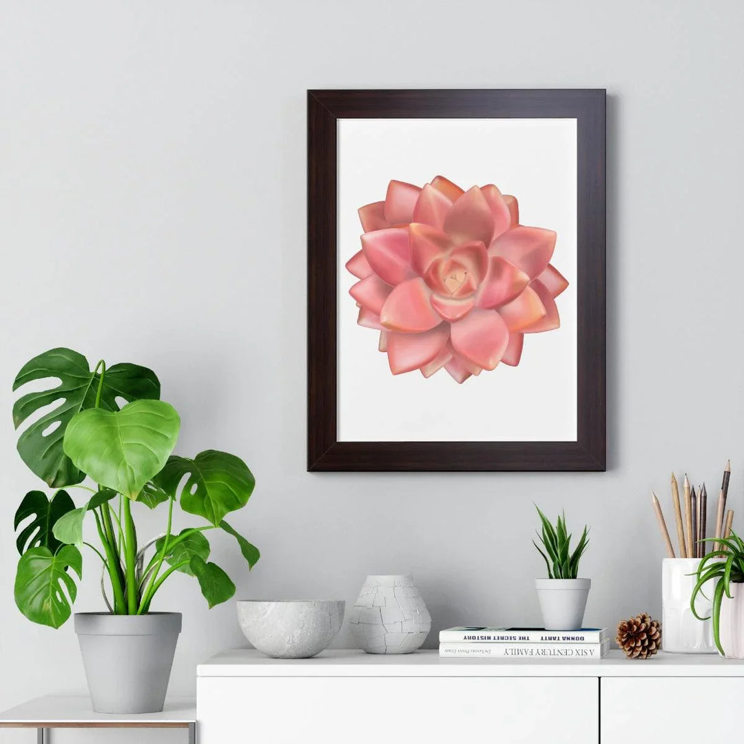 Graptosedum 'California Sunset' Succulent Framed Print, Poster, Laura Christine Photography & Design, Framed, Home & Living, Indoor, Paper, Posters, Laura Christine Photography & Design, laurachristinedesign.com