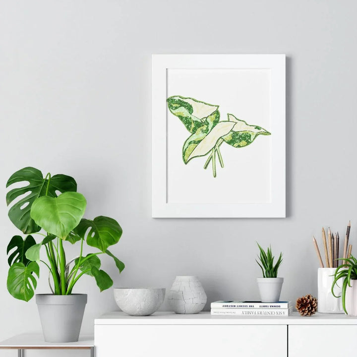 Marble Syngonium Framed Print, Poster, Laura Christine Photography & Design, Framed, Home & Living, Indoor, Paper, Posters, Laura Christine Photography & Design, laurachristinedesign.com
