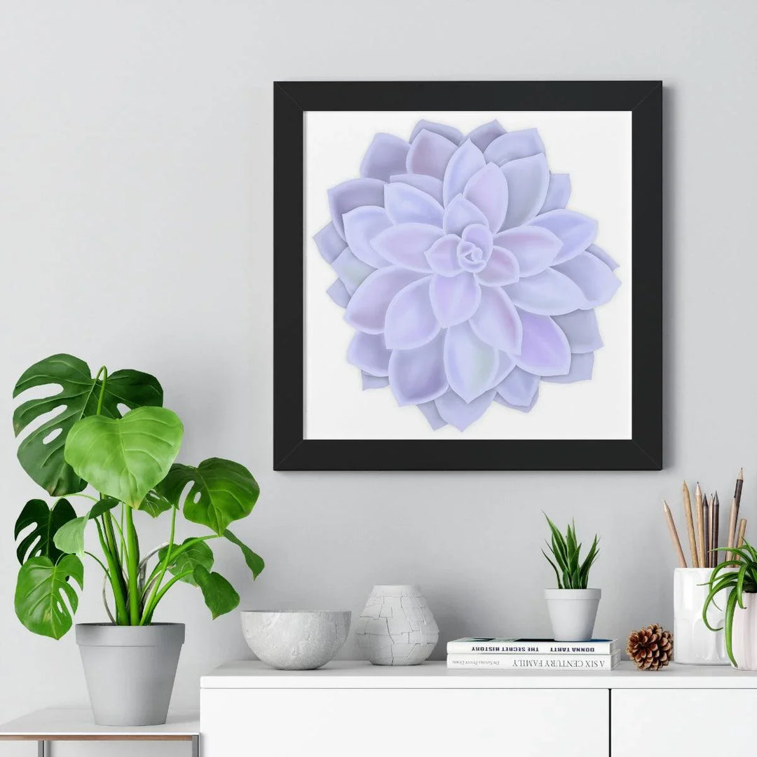 Graptopetalum 'Murasaki' Succulent Framed Print, Poster, Laura Christine Photography & Design, Framed, Home & Living, Indoor, Paper, Posters, Laura Christine Photography & Design, laurachristinedesign.com
