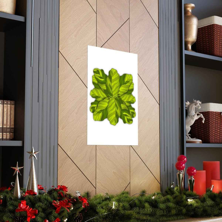 Calathea Yellow Fusion Print – Botanical Wall Art on Museum-Grade Paper Unframed - The Potted Pixel