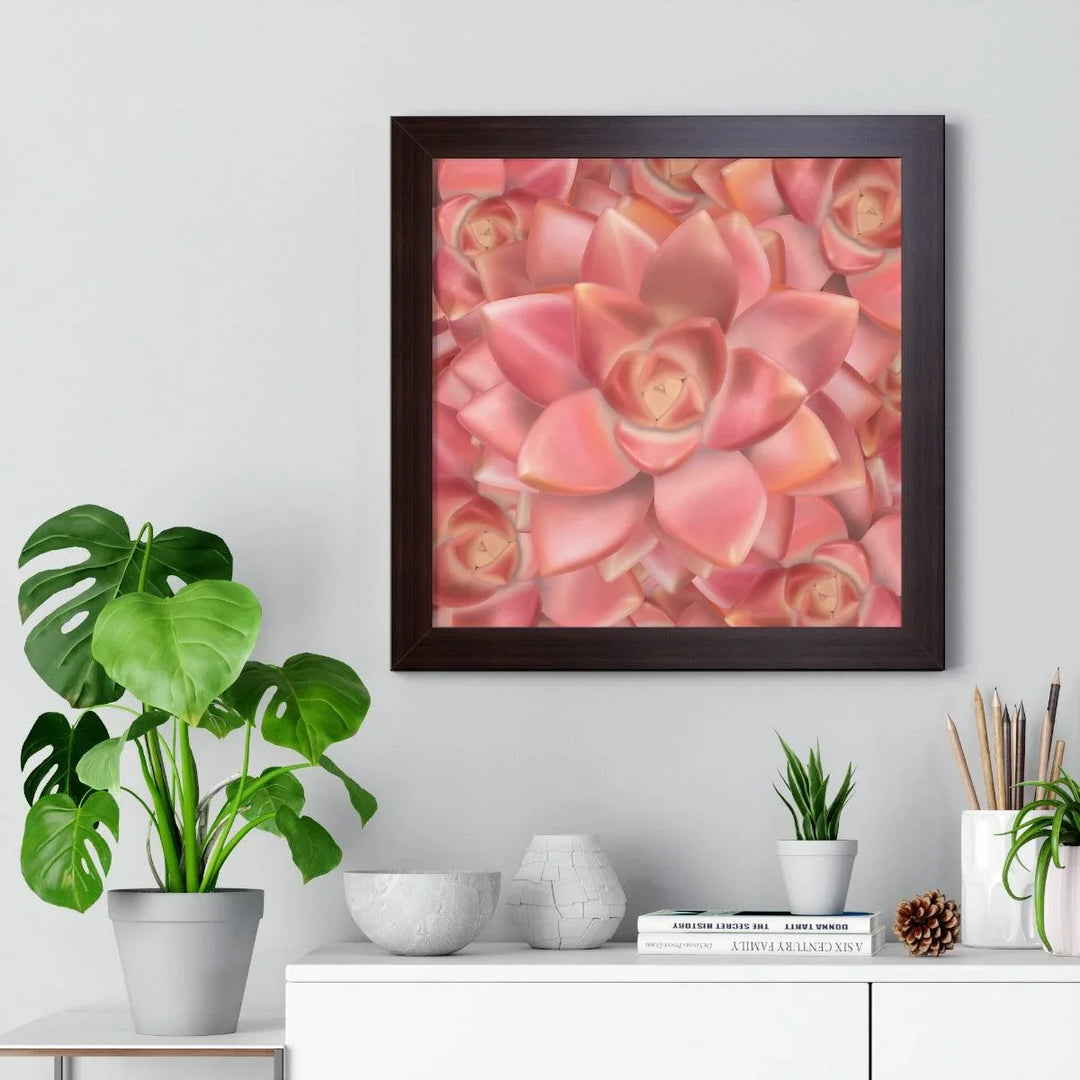 Graptosedum 'California Sunset' Succulent Framed Print, Poster, Laura Christine Photography & Design, Framed, Home & Living, Indoor, Paper, Posters, Laura Christine Photography & Design, laurachristinedesign.com