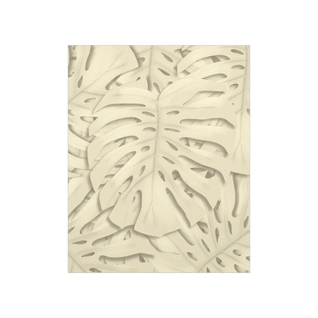 Soft Beige Monstera Print, Poster, Laura Christine Photography & Design, Back to School, Home & Living, Indoor, Matte, Paper, Posters, Valentine's Day promotion, Laura Christine Photography & Design, laurachristinedesign.com