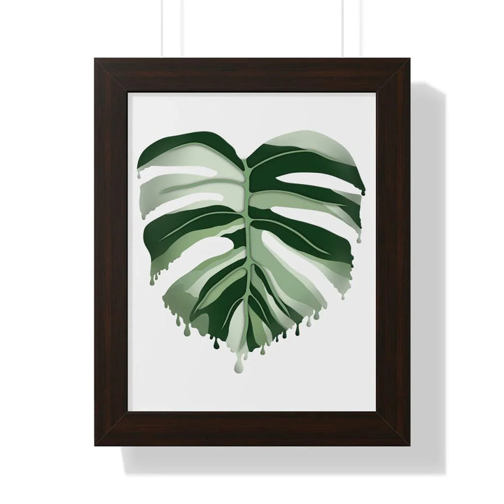 Melting Monstera (Albo) Framed Print, Poster, Laura Christine Photography & Design, Framed, Home & Living, Indoor, Paper, Posters, Laura Christine Photography & Design, laurachristinedesign.com