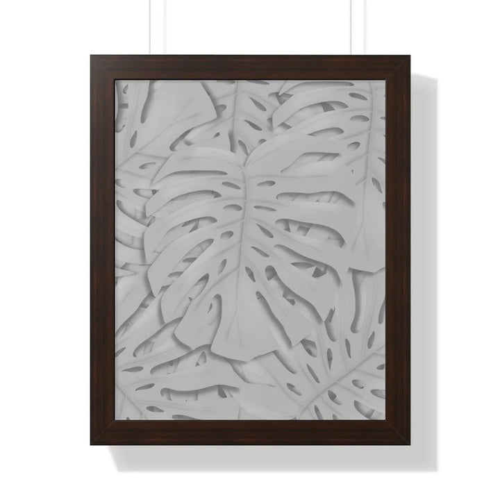 Soft Gray Monstera Framed Print, Poster, Laura Christine Photography & Design, Framed, Home & Living, Indoor, Paper, Posters, Laura Christine Photography & Design, laurachristinedesign.com