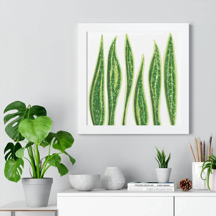 Snake Plant (Sanseiveria) Framed Print, Poster, Laura Christine Photography & Design, Framed, Home & Living, Indoor, Paper, Posters, Laura Christine Photography & Design, laurachristinedesign.com