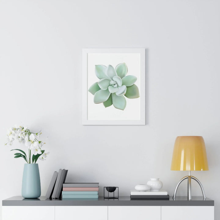 Pachyveria Haagei Succulent Framed Print, Poster, Printify, Framed, Home & Living, Indoor, Paper, Posters, Laura Christine Photography & Design, laurachristinedesign.com