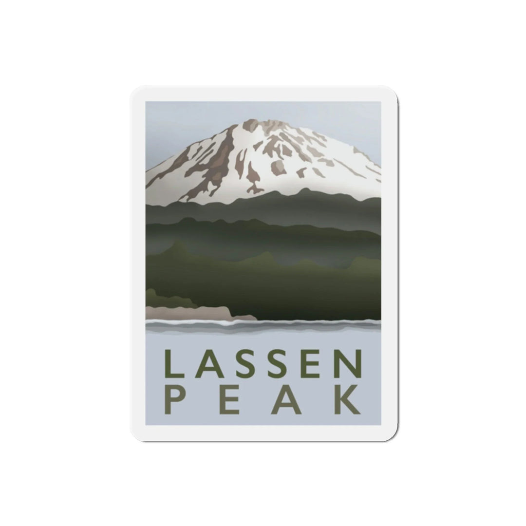 Lassen Peak Minimalist Magnet, Home Decor, Printify, Home & Living, Magnets, Magnets & Stickers, Valentine's Day promotion, Laura Christine Photography & Design, laurachristinedesign.com