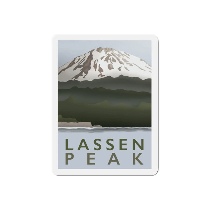 Lassen Peak Minimalist Magnet, Home Decor, Printify, Home & Living, Magnets, Magnets & Stickers, Valentine's Day promotion, Laura Christine Photography & Design, laurachristinedesign.com