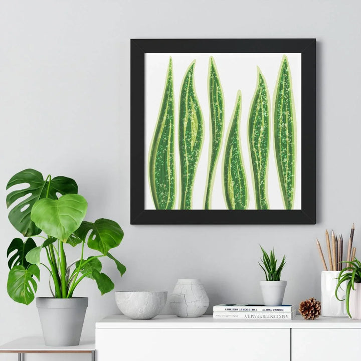 Snake Plant (Sanseiveria) Framed Print, Poster, Laura Christine Photography & Design, Framed, Home & Living, Indoor, Paper, Posters, Laura Christine Photography & Design, laurachristinedesign.com