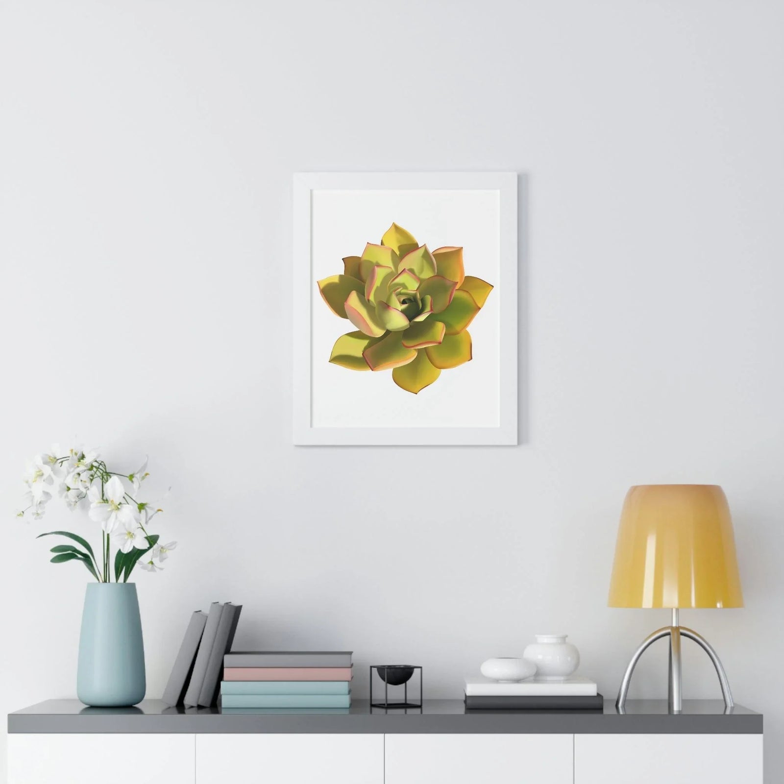 Noble Aeonium Succulent Framed Print, Poster, Printify, Framed, Home & Living, Indoor, Paper, Posters, Laura Christine Photography & Design, laurachristinedesign.com