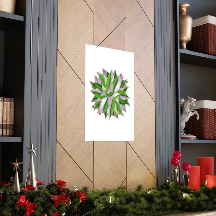 Syngonium Tricolor Botanical Print – Unframed Wall Art - The Potted Pixel