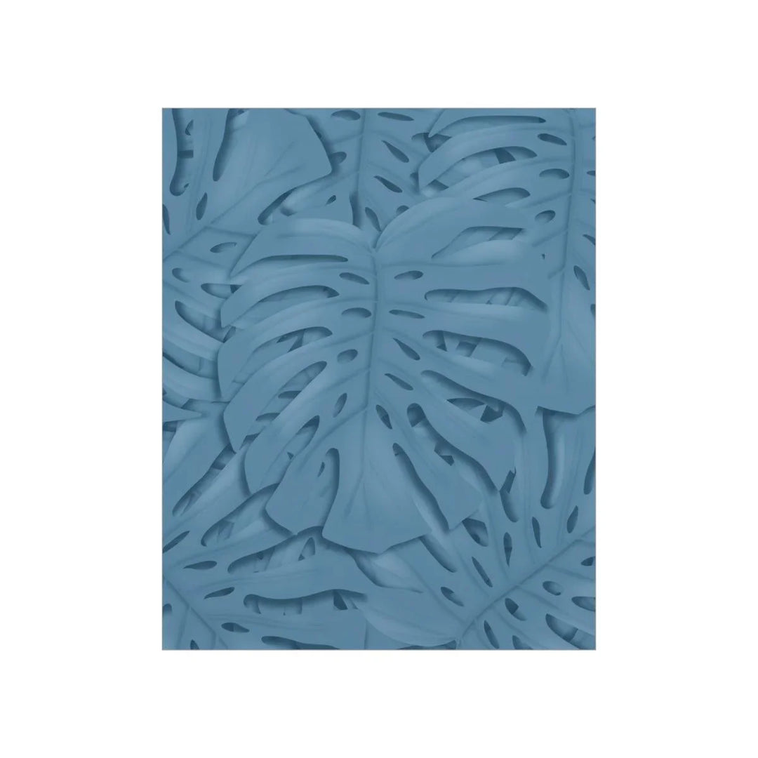 Cerulean Blue Monstera Print, Poster, Laura Christine Photography & Design, Back to School, Home & Living, Indoor, Matte, Paper, Posters, Valentine's Day promotion, Laura Christine Photography & Design, laurachristinedesign.com