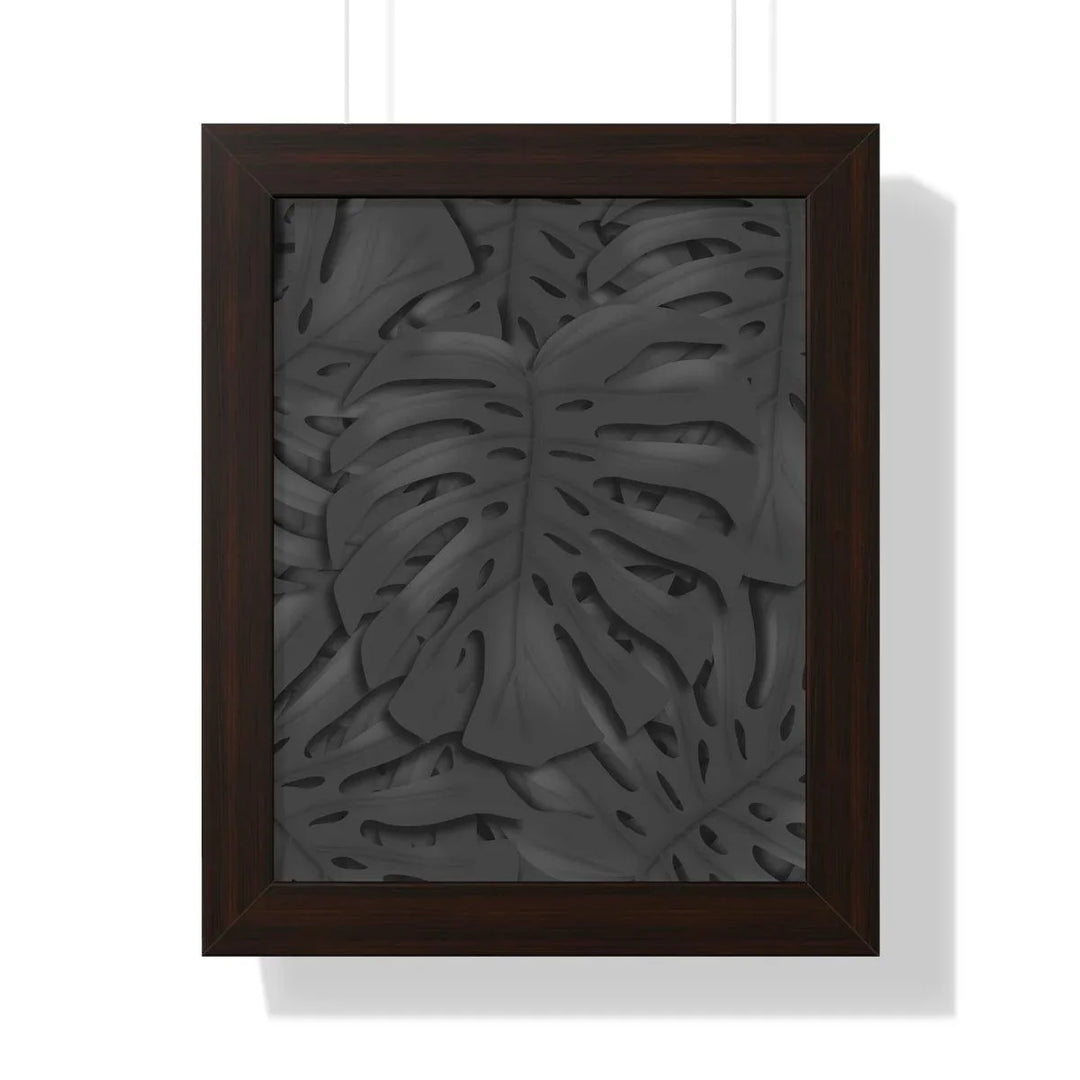 Charcoal Monstera Framed Print, Poster, Laura Christine Photography & Design, Framed, Home & Living, Indoor, Paper, Posters, Laura Christine Photography & Design, laurachristinedesign.com