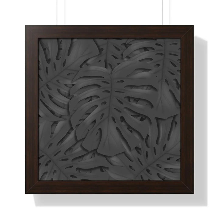 Charcoal Monstera Framed Print, Poster, Laura Christine Photography & Design, Framed, Home & Living, Indoor, Paper, Posters, Laura Christine Photography & Design, laurachristinedesign.com