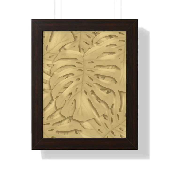 Golden Monstera Framed Print, Poster, Laura Christine Photography & Design, Framed, Home & Living, Indoor, Paper, Posters, Laura Christine Photography & Design, laurachristinedesign.com