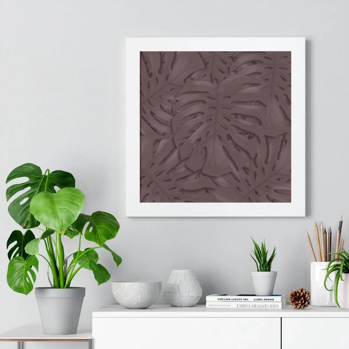 Merlot Monstera Framed Print, Poster, Laura Christine Photography & Design, Framed, Home & Living, Indoor, Paper, Posters, Laura Christine Photography & Design, laurachristinedesign.com