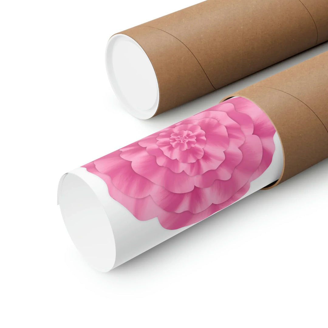 Abstract Peony Print Botanical Poster With Archival Ink On Fine Art Paper Unframed