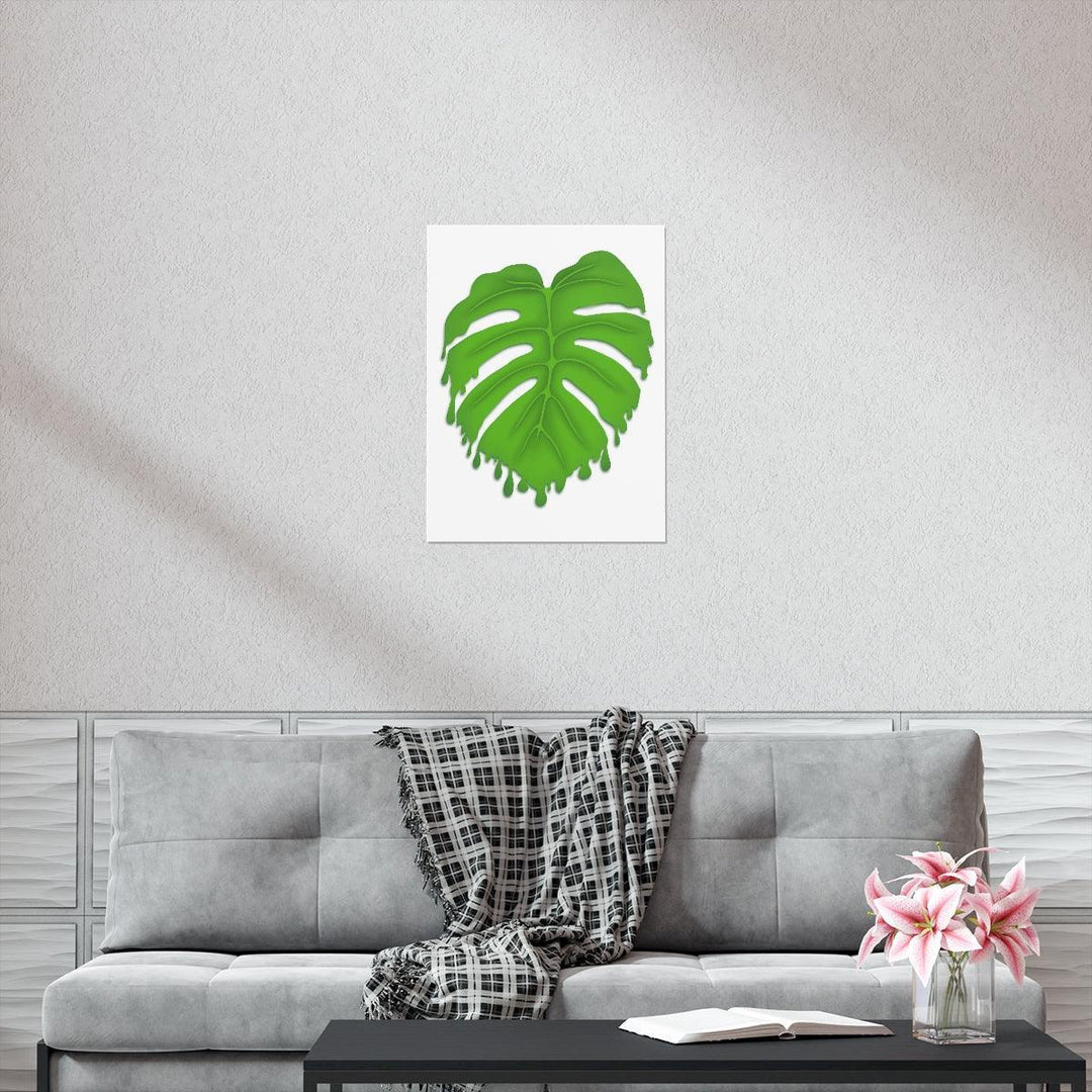 Melting Monstera Print, Poster, Laura Christine Photography & Design, Back to School, Home & Living, Indoor, Matte, Paper, Posters, Valentine's Day promotion, Laura Christine Photography & Design, laurachristinedesign.com