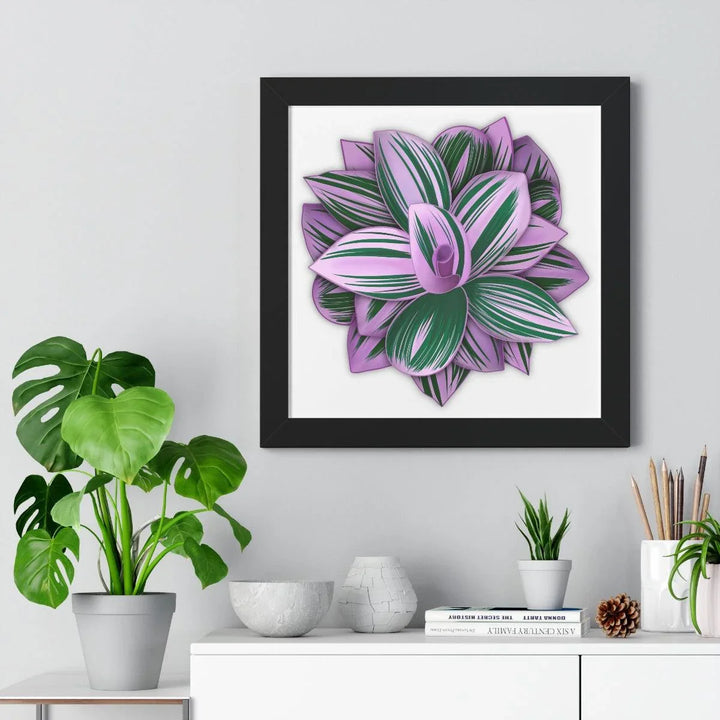 Tradescantia Nanouk Framed Print, Poster, Laura Christine Photography & Design, Framed, Home & Living, Indoor, Paper, Posters, Laura Christine Photography & Design, laurachristinedesign.com