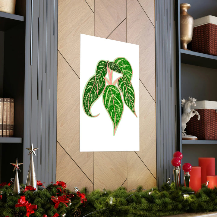 Aglaonema Art Print Sparkling Sarah Botanical Wall Art On Museum Grade Paper Unframed
