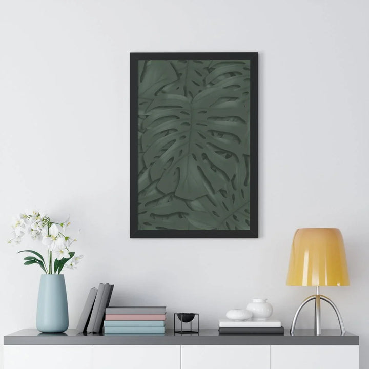 Deep Green Monstera Framed Print, Poster, Laura Christine Photography & Design, Framed, Home & Living, Indoor, Paper, Posters, Laura Christine Photography & Design, laurachristinedesign.com