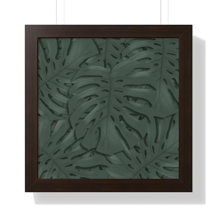 Deep Green Monstera Framed Print, Poster, Laura Christine Photography & Design, Framed, Home & Living, Indoor, Paper, Posters, Laura Christine Photography & Design, laurachristinedesign.com