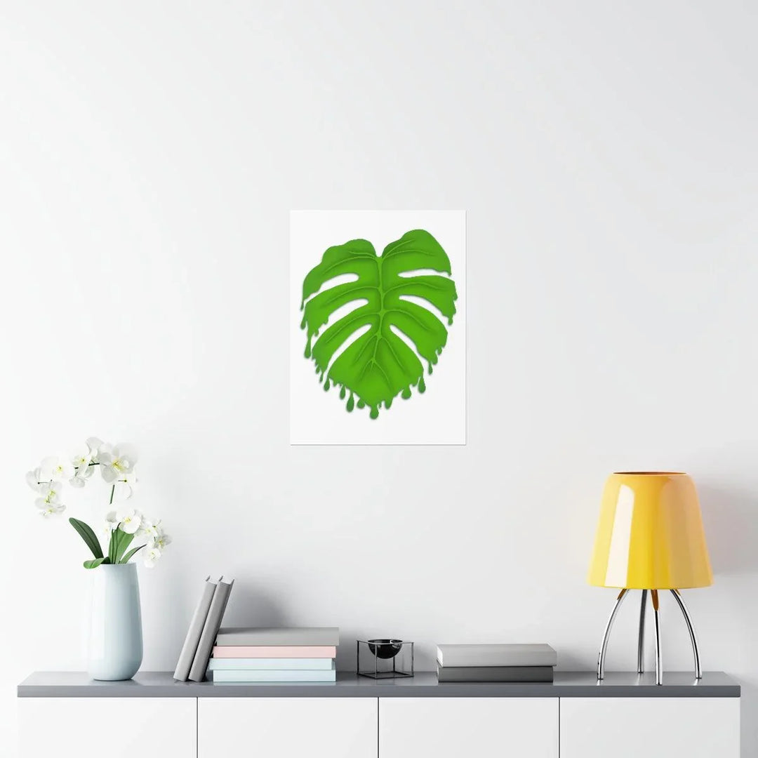 Melting Monstera Print, Poster, Laura Christine Photography & Design, Back to School, Home & Living, Indoor, Matte, Paper, Posters, Valentine's Day promotion, Laura Christine Photography & Design, laurachristinedesign.com