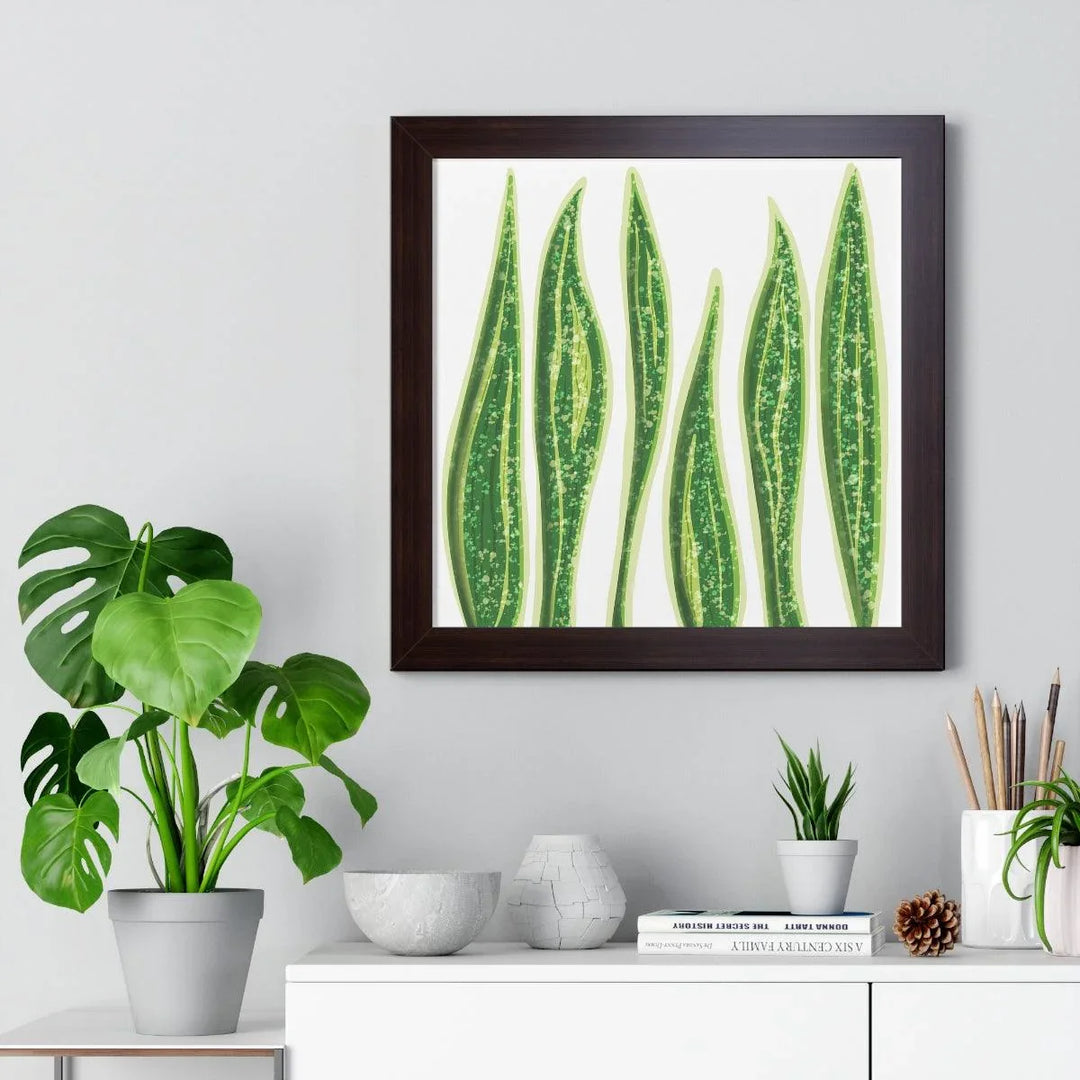Snake Plant (Sanseiveria) Framed Print, Poster, Laura Christine Photography & Design, Framed, Home & Living, Indoor, Paper, Posters, Laura Christine Photography & Design, laurachristinedesign.com
