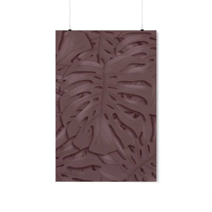 Merlot Monstera Print, Poster, Laura Christine Photography & Design, Back to School, Home & Living, Indoor, Matte, Paper, Posters, Valentine's Day promotion, Laura Christine Photography & Design, laurachristinedesign.com