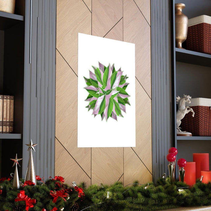 Syngonium Tricolor Botanical Print – Unframed Wall Art - The Potted Pixel