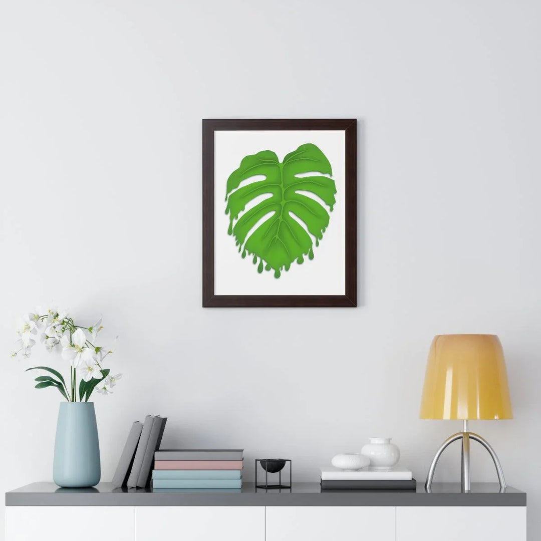 Melting Monstera Framed Print, Poster, Laura Christine Photography & Design, Framed, Home & Living, Indoor, Paper, Posters, Laura Christine Photography & Design, laurachristinedesign.com