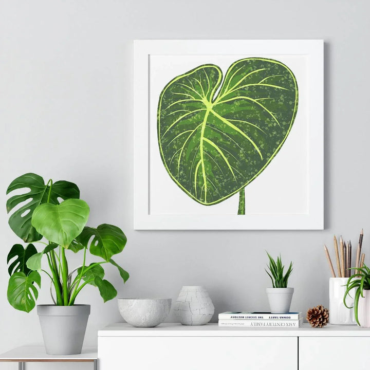 Philodendron Gloriosum Framed Print, Poster, Laura Christine Photography & Design, Framed, Home & Living, Indoor, Paper, Posters, Laura Christine Photography & Design, laurachristinedesign.com