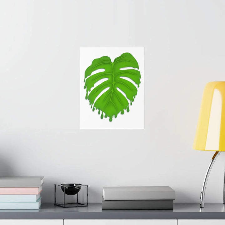 Melting Monstera Print, Poster, Laura Christine Photography & Design, Back to School, Home & Living, Indoor, Matte, Paper, Posters, Valentine's Day promotion, Laura Christine Photography & Design, laurachristinedesign.com