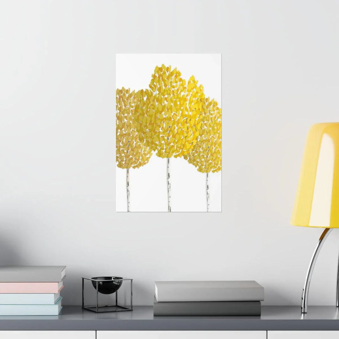 Fall Aspen Print, Poster, Laura Christine Photography & Design, Back to School, Home & Living, Indoor, Matte, Paper, Posters, Valentine's Day promotion, Laura Christine Photography & Design, laurachristinedesign.com