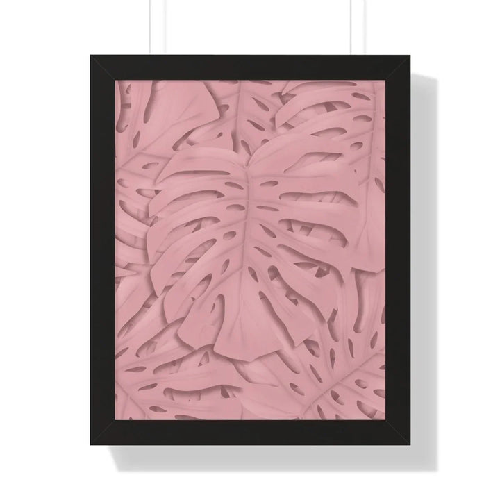 Soft Pink Monstera Framed Print, Poster, Laura Christine Photography & Design, Framed, Home & Living, Indoor, Paper, Posters, Laura Christine Photography & Design, laurachristinedesign.com