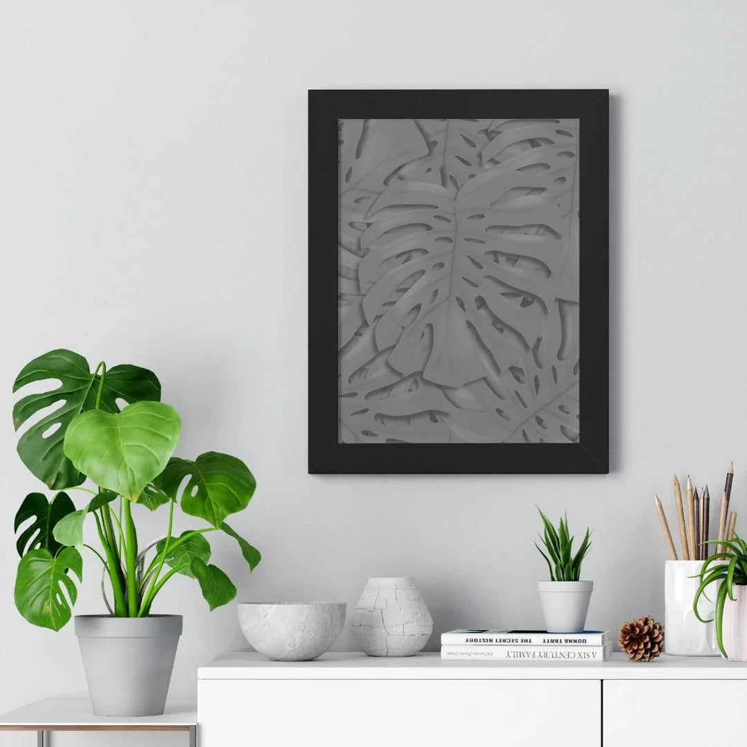 Smokey Monstera Framed Print, Poster, Laura Christine Photography & Design, Framed, Home & Living, Indoor, Paper, Posters, Laura Christine Photography & Design, laurachristinedesign.com