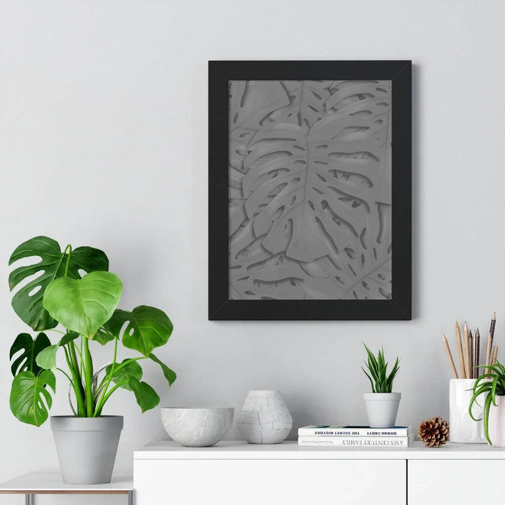 Smokey Monstera Framed Print, Poster, Laura Christine Photography & Design, Framed, Home & Living, Indoor, Paper, Posters, Laura Christine Photography & Design, laurachristinedesign.com