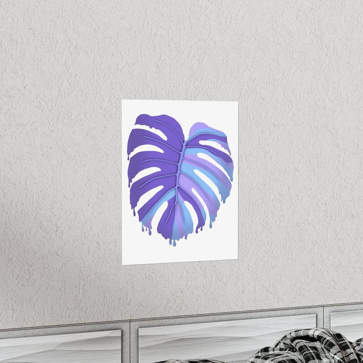 Melting Monstera, Purple - Print, Poster, Laura Christine Photography & Design, Back to School, Home & Living, Indoor, Matte, Paper, Posters, Valentine's Day promotion, Laura Christine Photography & Design, laurachristinedesign.com