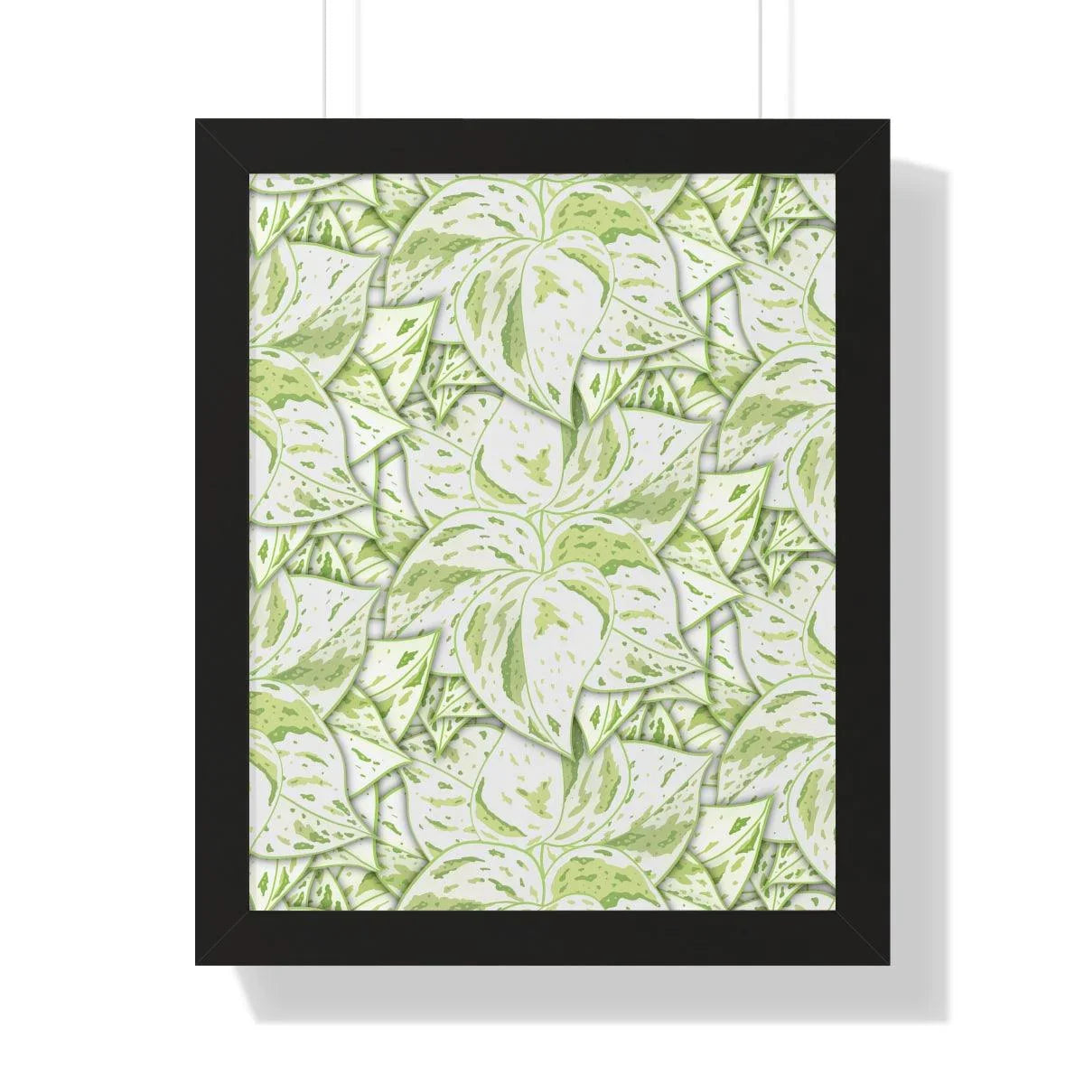Snow Queen Pothos Framed Print, Poster, Laura Christine Photography & Design, Framed, Home & Living, Indoor, Paper, Posters, Laura Christine Photography & Design, laurachristinedesign.com