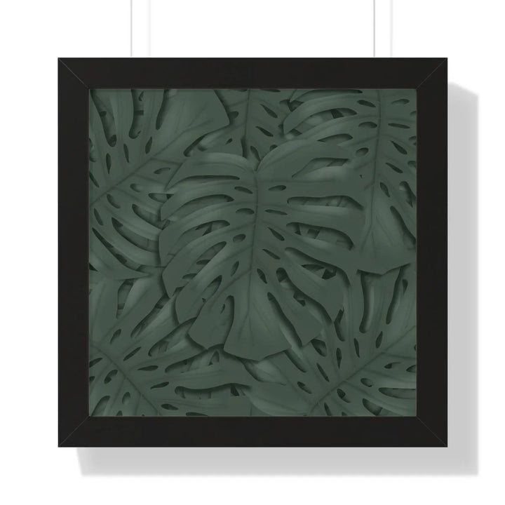 Deep Green Monstera Framed Print, Poster, Laura Christine Photography & Design, Framed, Home & Living, Indoor, Paper, Posters, Laura Christine Photography & Design, laurachristinedesign.com