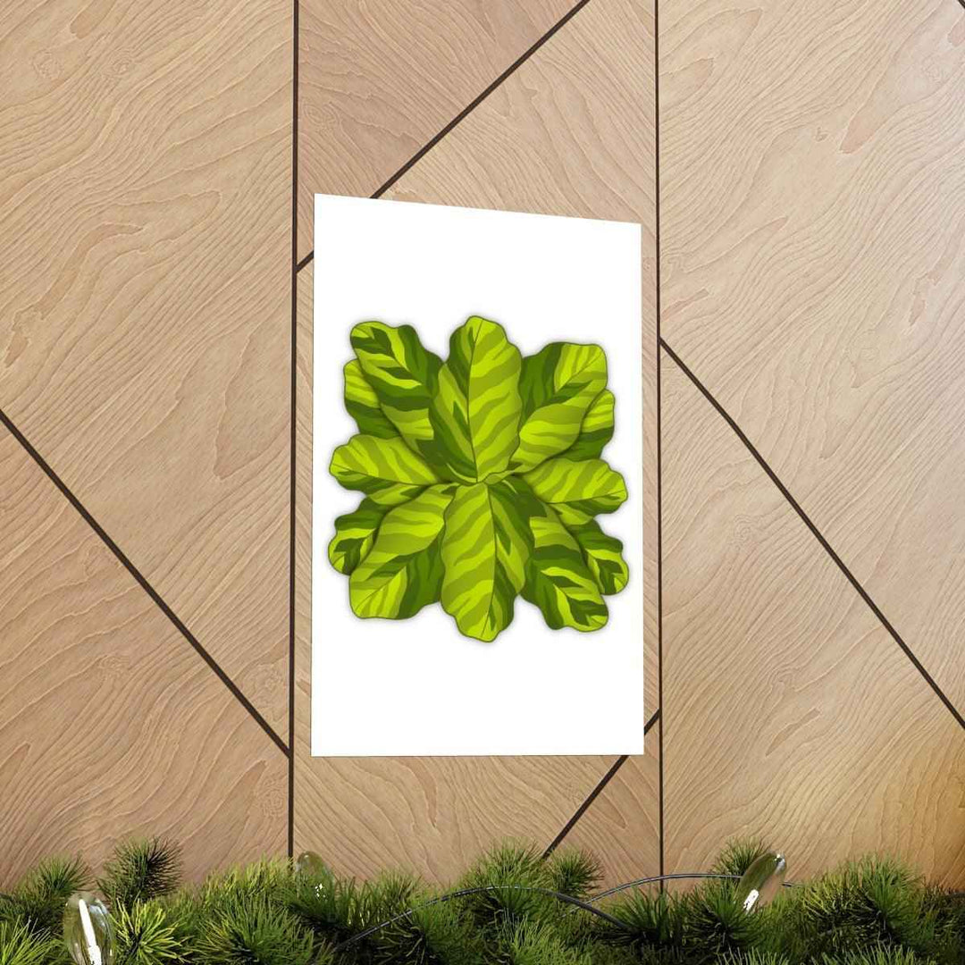 Calathea Yellow Fusion Print – Botanical Wall Art on Museum-Grade Paper Unframed - The Potted Pixel