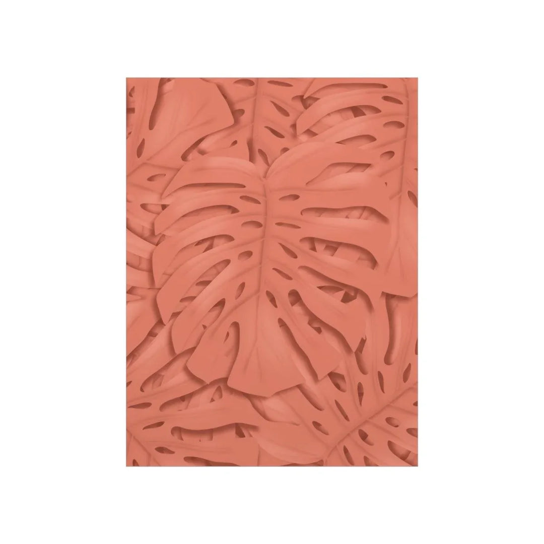 Coral Monstera Print, Poster, Laura Christine Photography & Design, Back to School, Home & Living, Indoor, Matte, Paper, Posters, Valentine's Day promotion, Laura Christine Photography & Design, laurachristinedesign.com