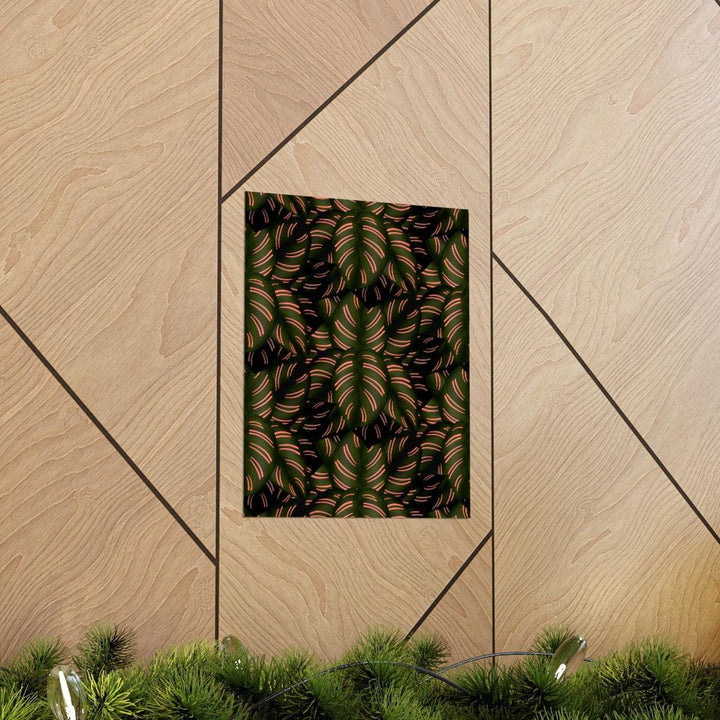 Calathea Pinstripe Print, Poster, Laura Christine Photography & Design, Back to School, Home & Living, Indoor, Matte, Paper, Posters, Valentine's Day promotion, Laura Christine Photography & Design, laurachristinedesign.com