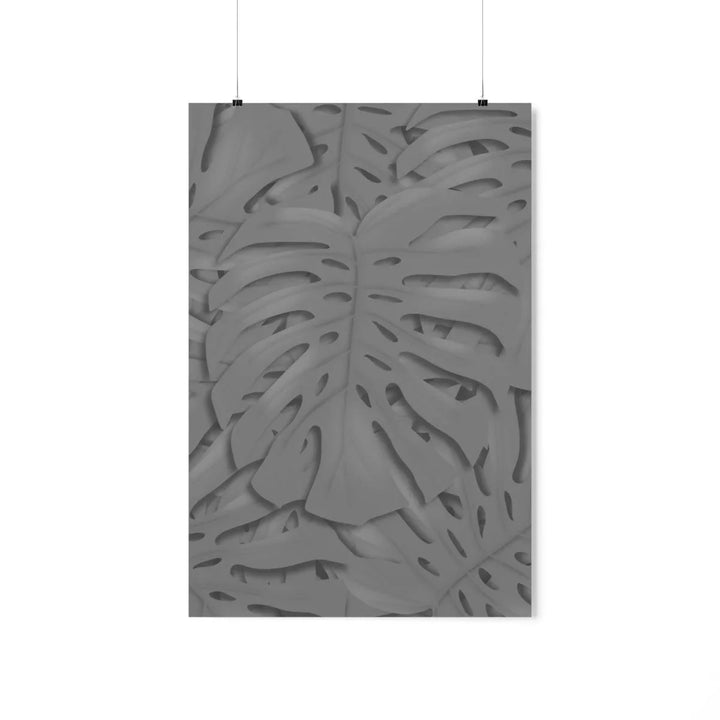 Smokey Monstera Print, Poster, Laura Christine Photography & Design, Back to School, Home & Living, Indoor, Matte, Paper, Posters, Valentine's Day promotion, Laura Christine Photography & Design, laurachristinedesign.com