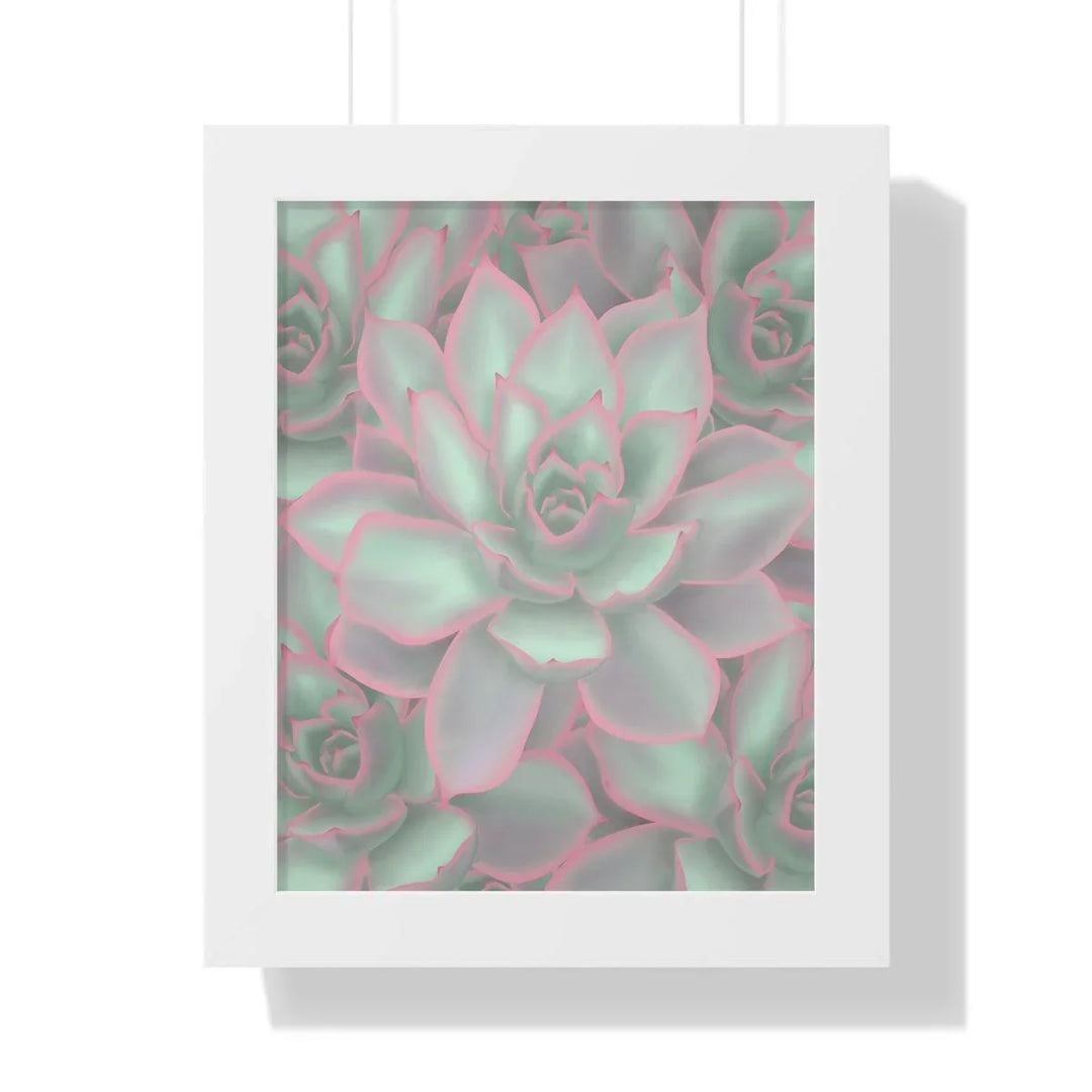 Echeveria Violet Queen Succulent Framed Print, Poster, Laura Christine Photography & Design, Framed, Home & Living, Indoor, Paper, Posters, Laura Christine Photography & Design, laurachristinedesign.com